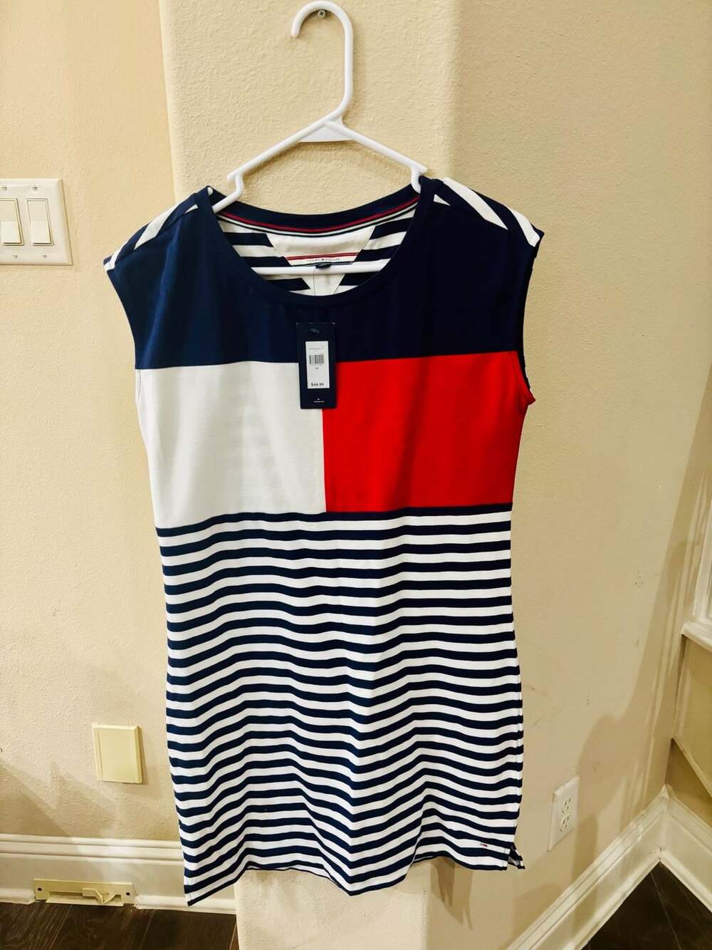 NWT Tommy Hilfiger Colorblock Striped T-Shirt Dress